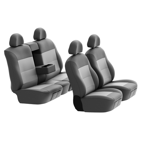 Premium Seat Covers for Ford Ranger Pxii Series Dual Cab (2015-2022) Charcoal