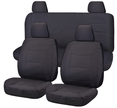 Challenger Canvas Seat Covers - For Nissan Navara D40 Series Dual Cab (2006-2015)