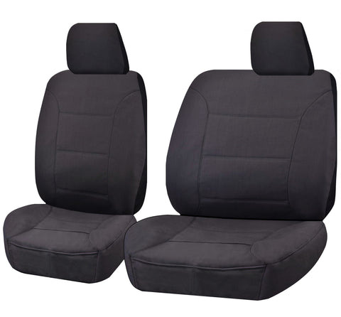 Canvas Seat Covers for Toyota Landcruiser Vdj70 Series (2007-2022) ¾ Bench Charcoal