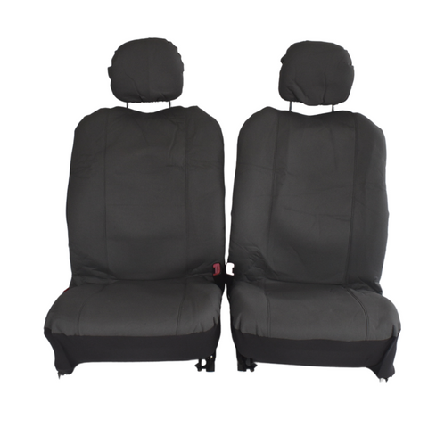 Challenger Canvas Seat Covers - For Nissan Navara D40 Dual Cab (2007-2020)