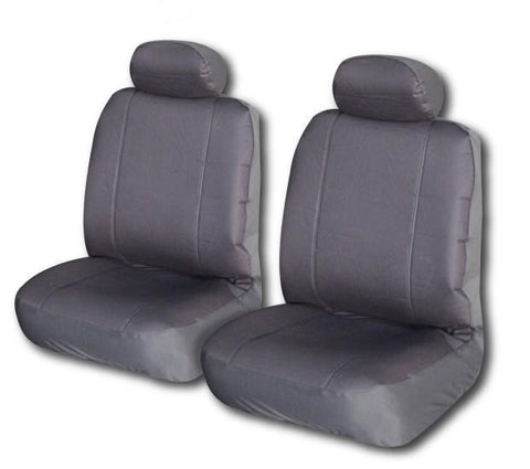 Challenger Canvas Seat Covers - For Nissan Navara Single Cab (1997-2005)