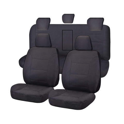 All Terrain Canvas Seat Covers - Custom Fit for Isuzu D-Max Dual Cab (2012-2020)