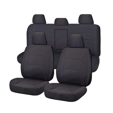 All Terrain Canvas Seat Covers - Custom Fit for Mitsubishi Triton Mq-Mr Series Dual Cab (2015-2022)