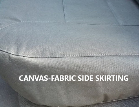 All Terrain Canvas Seat Covers - Custom Fit for Holden Colorado RG Series Dual Cab (2012-2022)