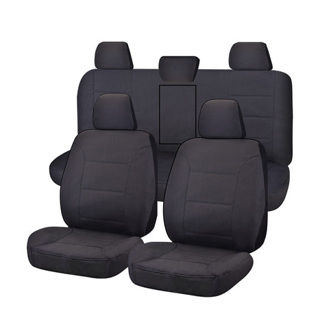 Challenger Canvas Seat Covers - For Toyota Hilux Dual Cab (2015-2022)