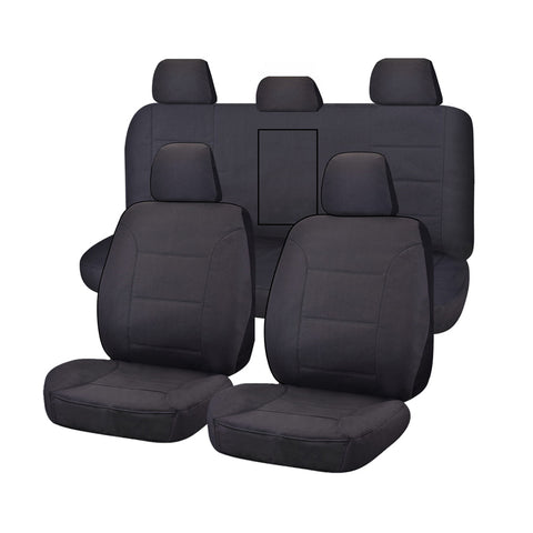 Challenger Canvas Seat Covers - For Mitsubishi Triton MQ-MR Series Dual Cab (2015-2022)