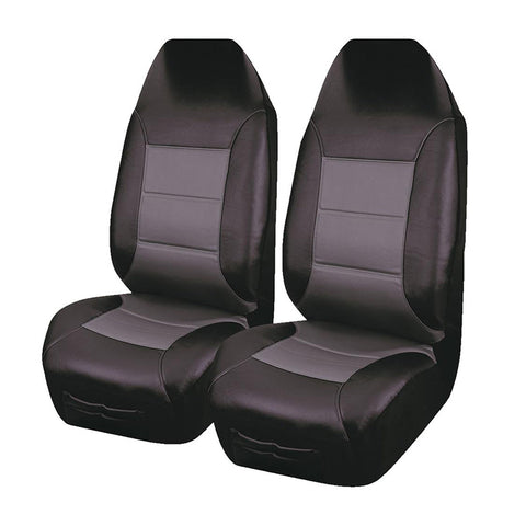Universal El Toro Series Ii Front Seat Covers Size 60/25 | Black/Grey