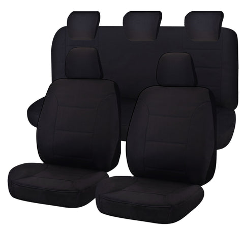 Canvas Seat Covers for Ford Ranger PX Series Dual Cab (2011-2015) - Front and Rear