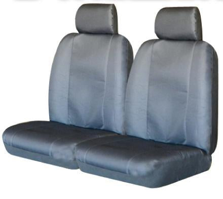 Canvas Seat Covers For Toyota Prado 02/2003-10/2009 120 Series Grey