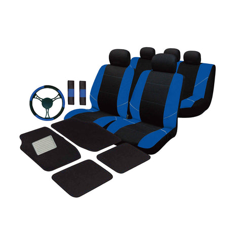 Universal Ultimate Car Accessories Value Pack - Blue