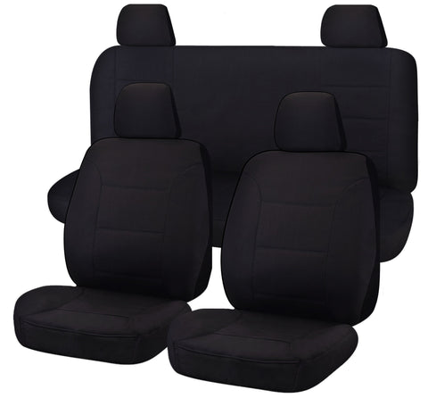 Challenger Canvas Seat Covers - For Nissan Navara D23 Series 3-4 Np300 Dual Cab (2017-2022)